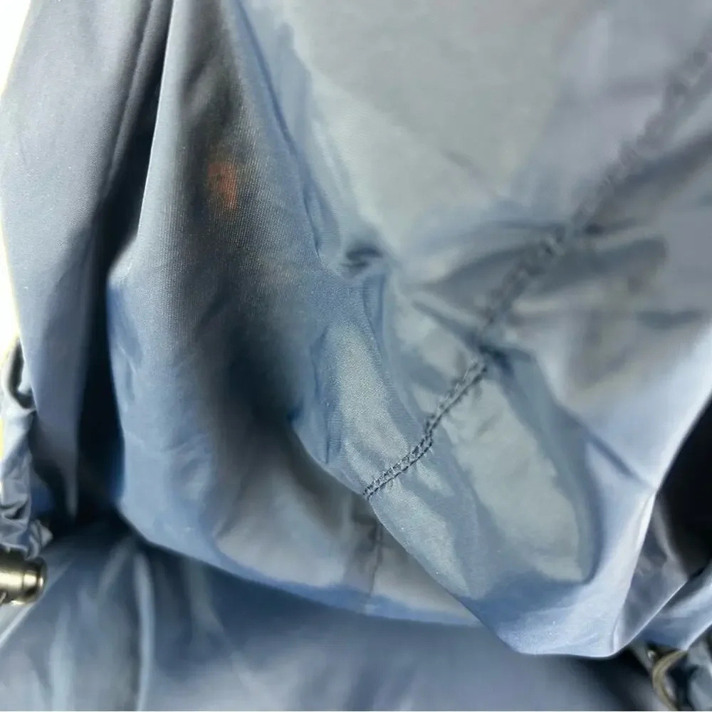 Ralph Lauren Polo Jeans Vintage Windbreaker Fleece Lined‎ Spell Out Sleeve As-is